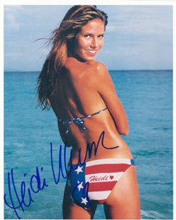 Heidi Klum autograph