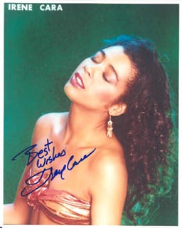 Irene Cara autograph