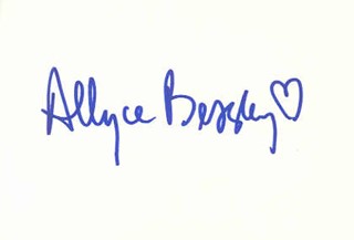 Allyce Beasley autograph