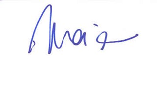 Maia Morgenstern autograph