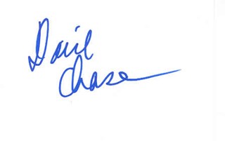 David Chase autograph