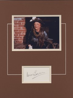 Aunt Clara on Bewitched autograph