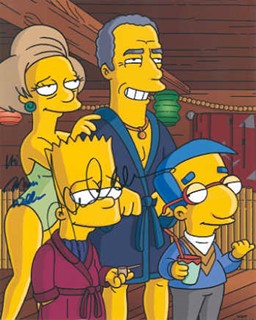 The Simpsons autograph