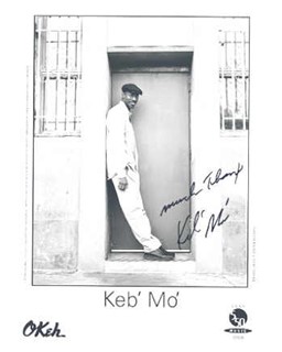 Keb Mo autograph