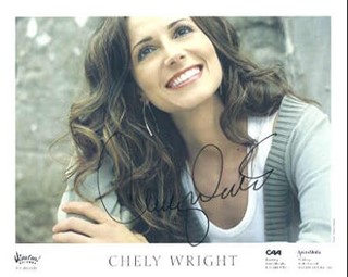 Chely Wright autograph