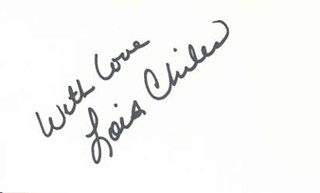 Lois Chiles autograph