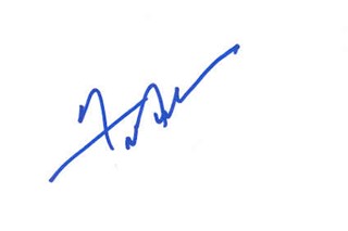 Frankie Avalon autograph