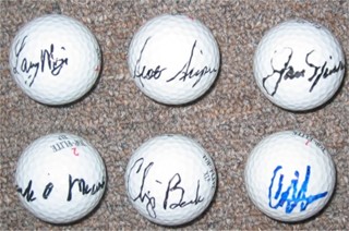 Signed Golf Ball Lot #2 autograph
