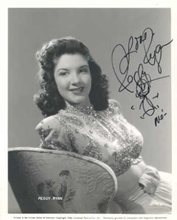 Peggy Ryan autograph