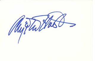 Anjelica Huston autograph