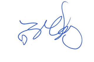 Sonja Kinski autograph