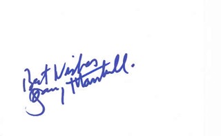 Garry Marshall autograph