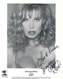 Shannon Whirry autograph