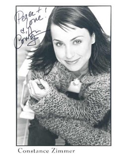 Constance Zimmer autograph