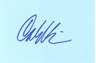 Calvin Klein autograph