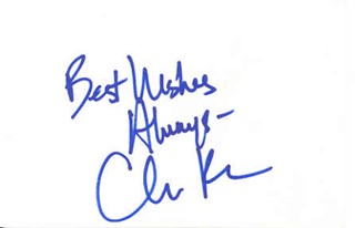 Clare Kramer autograph