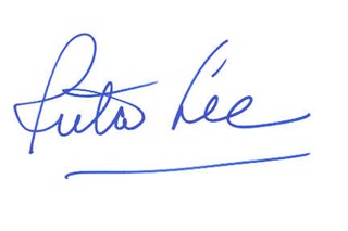 Ruta Lee autograph