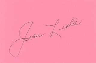 Joan Leslie autograph