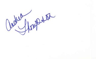 Andrea Thompson autograph