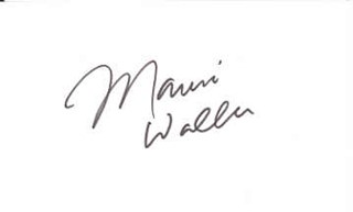 Marcia Wallace autograph