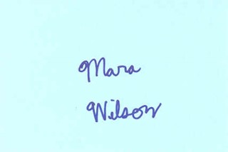 Mara Wilson autograph