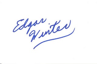 Edgar Winter autograph