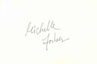 Michelle Forbes autograph