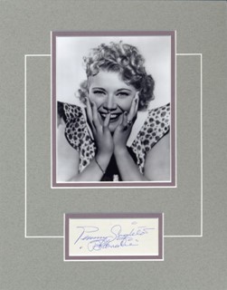 Blondie autograph