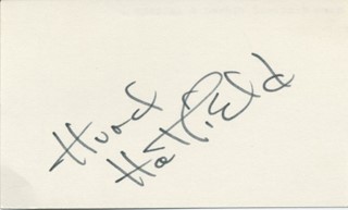 Hurd Hatfield autograph