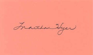 Martha Hyer autograph
