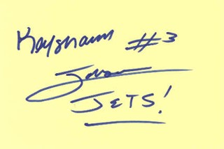 Keyshawn Johnson autograph