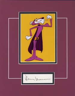 The Pink Panther autograph