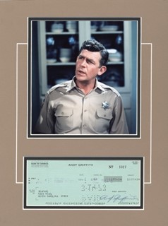 Andy Griffith autograph