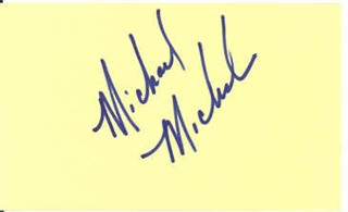 Michael Michele autograph