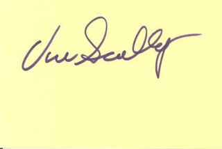 Vin Scully autograph