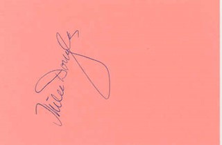 Mike Douglas autograph