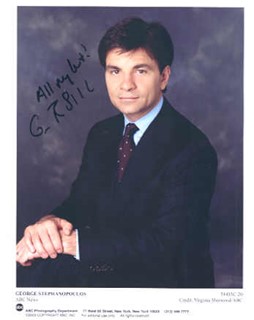 George Stephanopoulos autograph