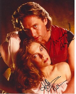 Michael Douglas & Kathleen Turner autograph