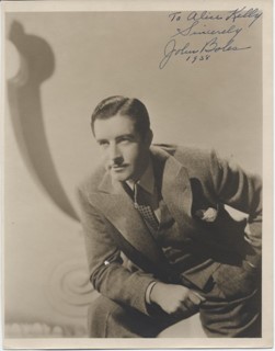 John Boles autograph