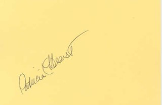 Patricia Hearst autograph