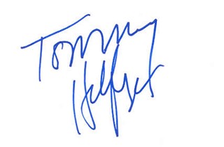 Tommy Hilfiger autograph