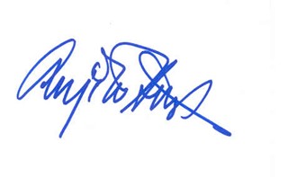 Angelica Huston autograph