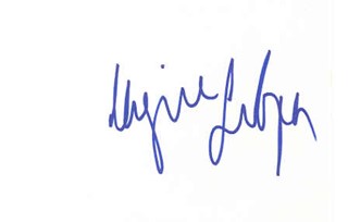 Virginie Ledoyen autograph