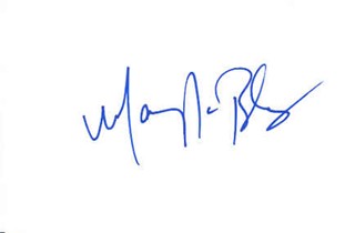 Mary J. Blige autograph