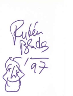 Ruben Blades autograph