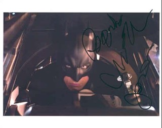 Christian Bale autograph