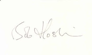 Bob Hoskins autograph