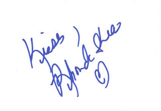 Rhonda Shear autograph