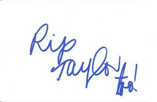 Rip Taylor autograph