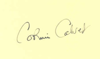 Corinne Calvet autograph